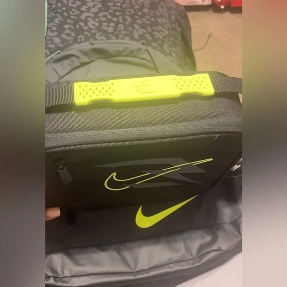 Nike Black and Yellow Backpack russel wilson set